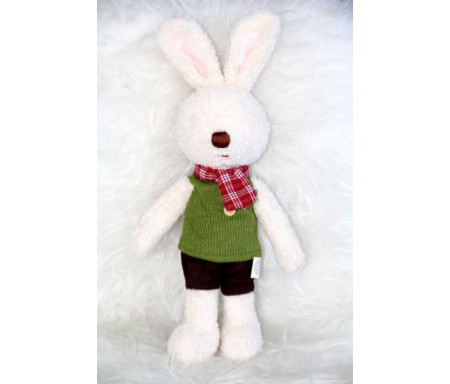 Peluche/Doudou Lapin Alaadine (Famille Arnoube)