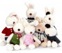 Peluche/Doudou Lapin Alaadine (Famille Arnoube)