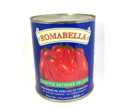 Tomates pelées d'Italie ROMABELLA en conserve - 800gr