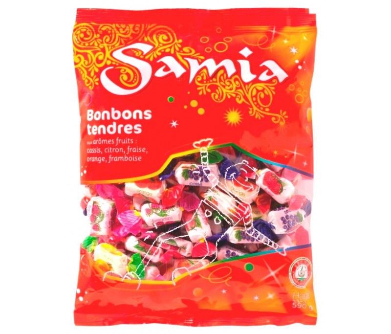 Samia Assortiment de Bonbons Halal 1Kg (lot de 4) 