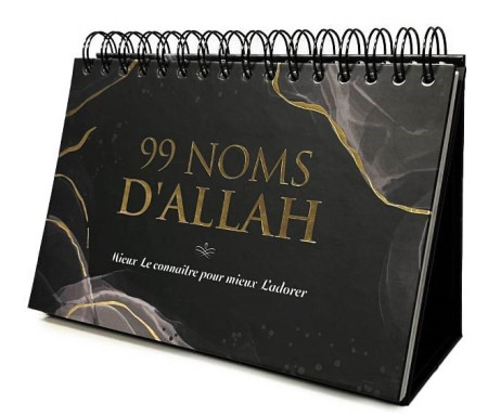 99 noms d'Allah : Mieux Le connaître pour mieux L'adorer - Calendrier chevalet Noir