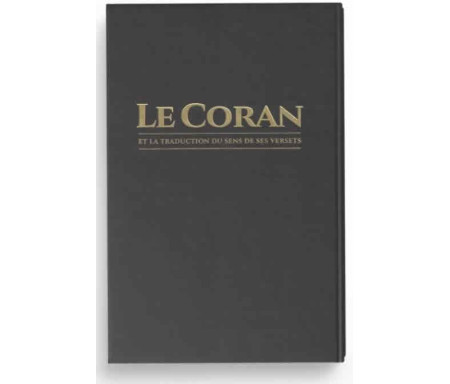 Le Coran et la traduction du Sens de ses versets (Arabe-Français) - Grand format 17 x 29 cm