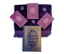 Pack Cadeau Femme Musulmane (Coffret musulman) : Coran bilingue français/arabe - Tapis - Livres assortis - Couleur mauve