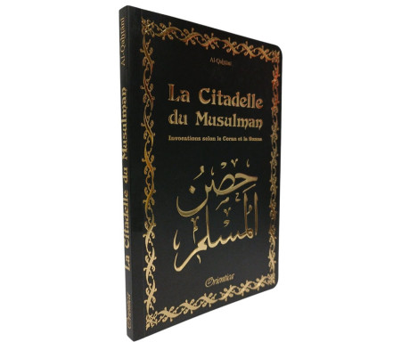 La Citadelle du Musulman (Grand format 14 x 21 cm) - Couverture noire dorée (français/arabe/phonétique)