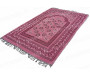 Tapis fin de Grande taille pour Adulte avec motif Floral - Dominante de Rose