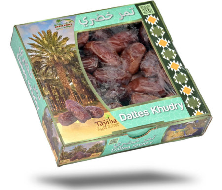 Boîte de Dattes Khudry 500gr - Dattes d'Arabie Saoudite