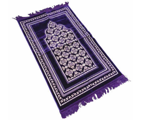 Tapis Grande taille pour Adulte avec motif Floral - Dominante de Violet