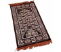 Tapis Grande taille pour Adulte avec motif Floral - Dominante de Marron