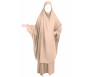 Pack Duo Jasmin : 2 Jilbab Jupe Al Haya avec Manchettes - 2 pièces pour femme musulmane en Taille 2 (de 1m70 à 1m80)